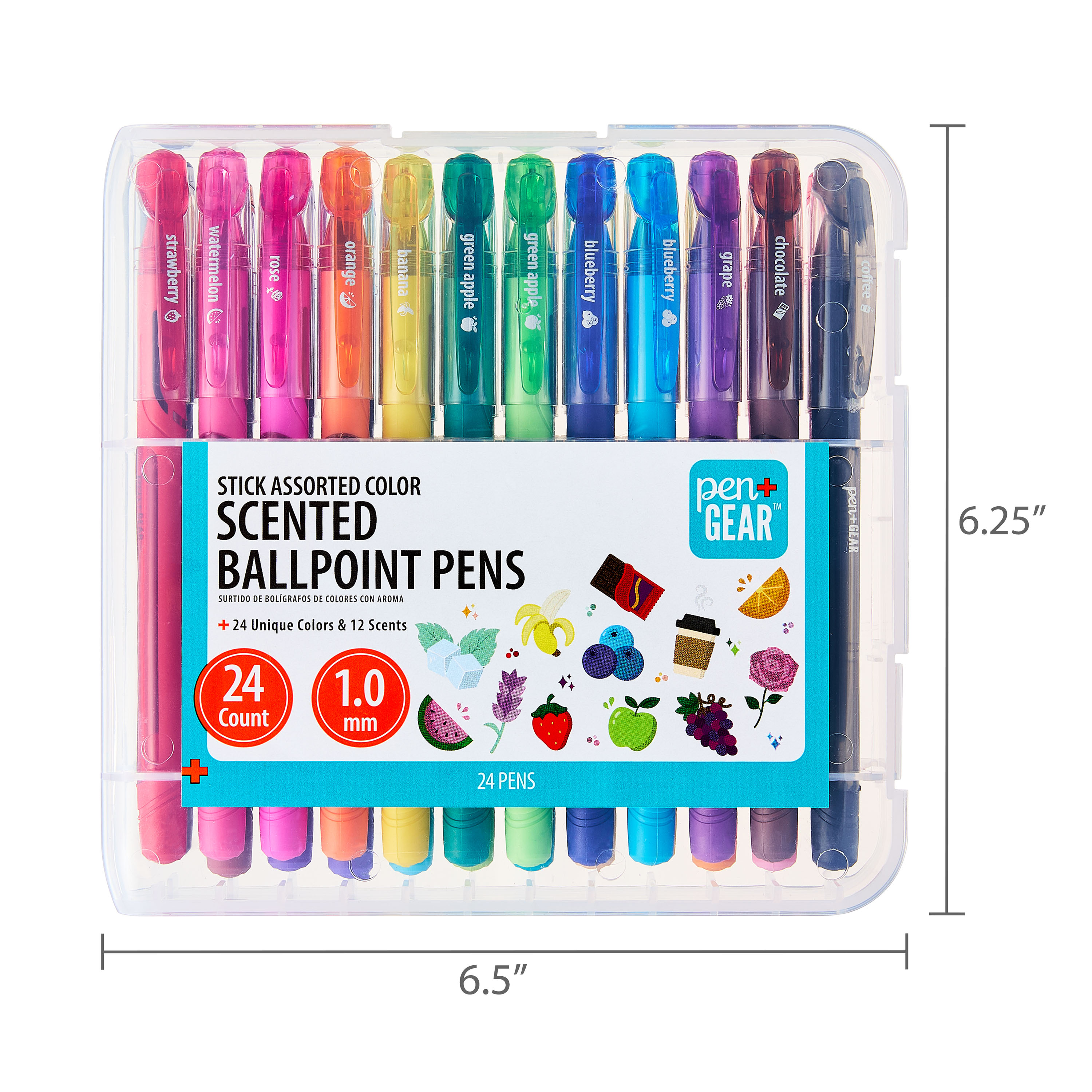 Pen+Gear Scented Ballpoint Pens, 24-Count Assorted photo 6
