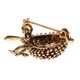 thumbnail image 4 of Broche de cristal Sunnimix ramo nupcial de boda Broche de aves antiguas de oro, 4 of 7