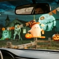 thumbnail image 5 of CMrtew Cute Halloween Car Hanging Decor Adorable Pumpkin Plush Doll for Car Mirror, Kids Room & Home Festive Soft Toy Accessory for Halloween Decorations, 5 of 7