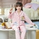 thumbnail image 3 of Anime Sanrioed Kids Pajamas Cinnamoroll Kuromi Hello Kitty Spring Kawaii Girl Cotton Sleepwear Parent-Child Loungewear Homewear, 3 of 5