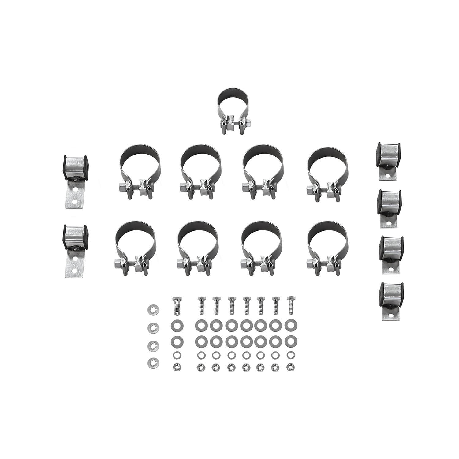 Flowmaster 817938 American Thunder Crossmember-Back Exhaust System 2.5" 409 Stainless Dual Exit