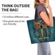 thumbnail image 2 of Fotbe Owl In Blue Bolsa Tote Estética de Lona con Estampado para Mujer - Bolsa Reutilizable de Hombro Casual para Vacaciones, Compras, Trabajo y Gimnasio, 2 of 8