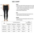 thumbnail image 5 of Women's winter leggings with fleece lining - Grey Purple, 5 of 5