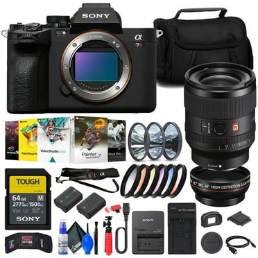 Sony a7R V Mirrorless Camera   Sony FE 35mm Lens     64GB Card   Filter Kit   More