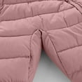 thumbnail image 4 of fatyb Baby Double Zipper Snowsuit with Hood Newborn Infant Warm Puffer Padded Jumpsuit Thermal Outwear, 4 of 7