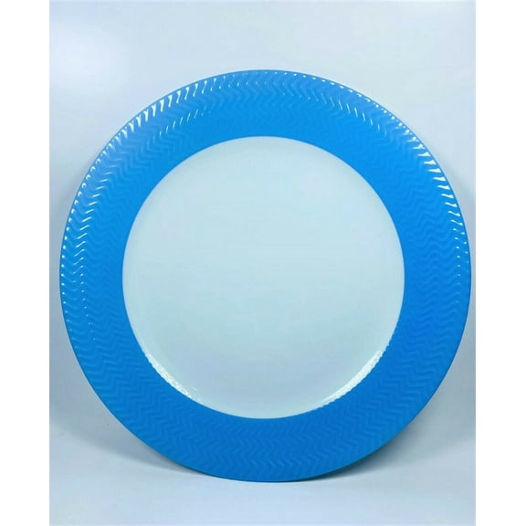 Limoges Porcelaine de Sologne Dinner Plates 11.6" Diam - Ligth Blue