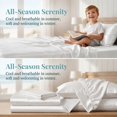 thumbnail image 6 of WVG Satin Full Size Sheet Set 4PCS, Luxury Bed Sheets, Silky Fitted Sheet Bedding Set, Breathable Cooling Bed Sheets with 2pcs Pillowcases, Fits Deep Mattress, 6 of 7