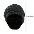 thumbnail image 3 of Peluca corta negra con flequillo para hombre Peluca de moda para hombre Peluca corta rizada para hombre, 3 of 8