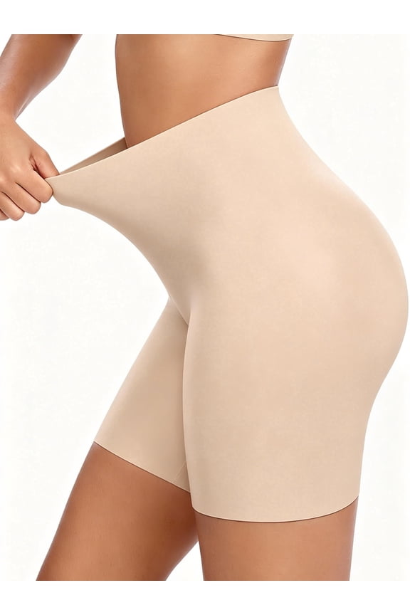 Tummy Control Shapewear for Women High Waist Thigh Slimmer Shapewear, Smooth Mid-Thigh Short Under Dress