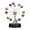 B, variant on Decorative Objects Colored Ball Ferris Wheel Perpetual Motion Instrument No Wobble Celestial Body Model Home Decoration Magnetic