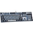 thumbnail image 1 of LAICAIW GK715 Mechanical Gaming Keyboard 104 Keys, Kailh Box White Switch USB Pluggable Wired with Ice Blue Backlit, Anti-Ghosting Waterproof Gaming Keyboard for PC Mac, 1 of 7