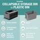 thumbnail image 3 of Cubo de almacenamiento CleverMade, plegable, piedra, 46 L, 3 unidades, 30 kg, 3 of 9