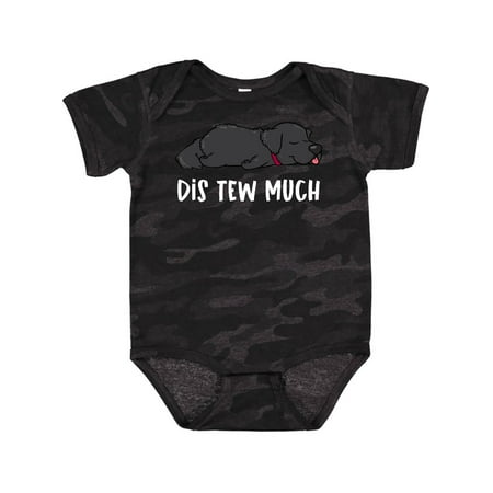

Inktastic Napping Dis Tew Much Flat-Coated Retriever Gift Baby Boy or Baby Girl Bodysuit