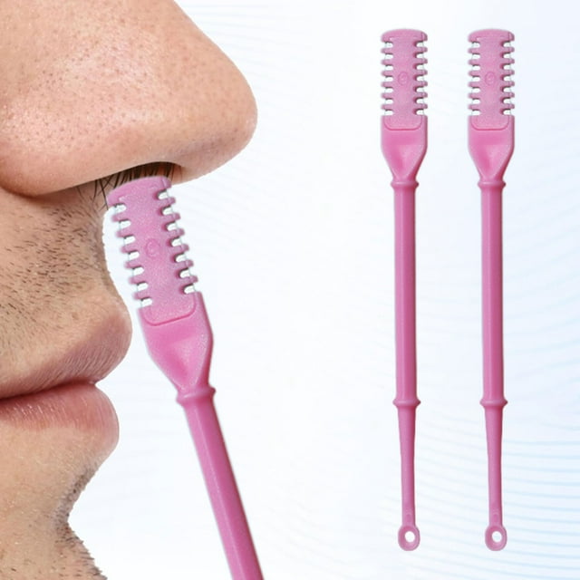 Beauty Tools Nose Hair Clipper Manual Nose Hair Trimmer With 360 Rotating Cleaning Double Brush Head Nose Hair Clipper Available In 5 Colors, Beauty Tools for Women