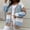 #0303-Sky Blue, variant on Ounisa Women's Sweaters 2025 Fall Winter Open Front Soft Knit Cardigans Striped Color Block Hoodies Fashion V Neck Knit Pullovers