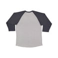 thumbnail image 4 of Aquaguard 100% Cotton Men's Vintage Baseball T-Shirt crew neck tee (3 Pack) - Small - VN Heather/VN NAVY, 4 of 7