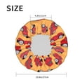 thumbnail image 6 of Kdxio Red Cars Print Shower Cap for Women,Elastic and Reusable,Double Waterproof Layers Bathing Hat, 6 of 9