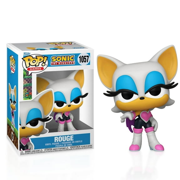 Rouge Funko Pop! Games Sonic The Hedgehog - Collectible Vinyl Figure #1057 Bundled with Case
