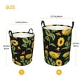 thumbnail image 5 of Fotbe Bees and Sunflowers Laundry Basket with Handles, Waterproof Large Laundry Hamper, Wash Bag for Corner Dorm, Rolling Laundry Basket with Handles-Medium, 5 of 8