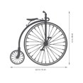 thumbnail image 3 of Vett Pendentif Mural Rétro en Forme de Vélo, Décoration de Vélo Rétro en Métal, 3 of 4