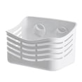 thumbnail image 1 of Suction Shower Caddy Wall Punch-free Shelf Plastic Bathroom Storage Shelf, 1 of 8