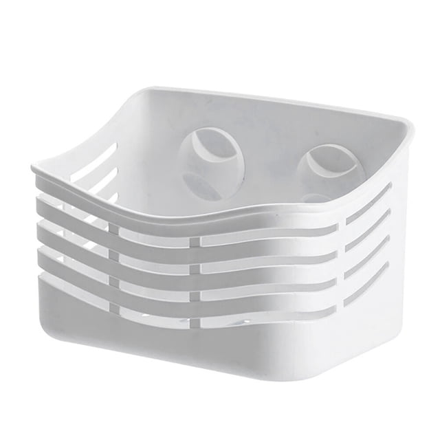 Suction Shower Caddy Wall Punch-free Shelf Plastic Bathroom Storage Shelf