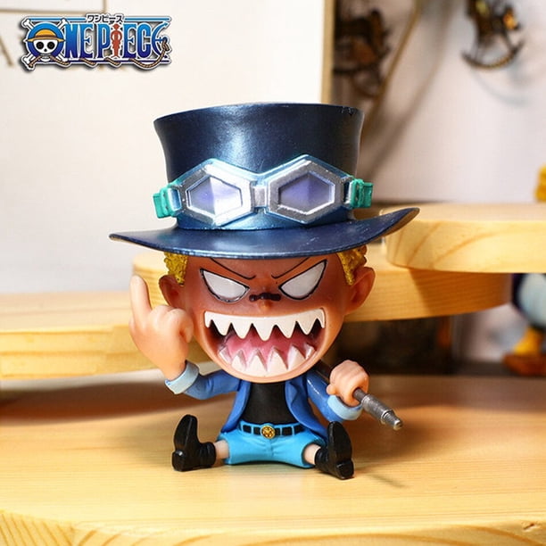 8cm Anime Figure One Piece Monkey D Luffy Roronoa Zoro Kawaii Toys Q Figural Nendoroid Car Decoration PVC Model Gift11 Deng Xun unisex