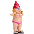 thumbnail image 4 of Juego de 2 gnomos de jardín estatuarios desnudos traviesos estatua divertida decoración nudista, 4 of 5