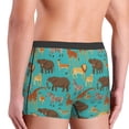 thumbnail image 4 of Kdxio Men's Boxer Briefs with Cute Animals Print - Comfortable and Breathable Underwear for Everyday Wear, 4 of 7