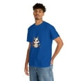 thumbnail image 6 of Chilling Relaxing Settled Kawaii Cute Kitty Unisex Heavy Cotton Tee, 6 of 12