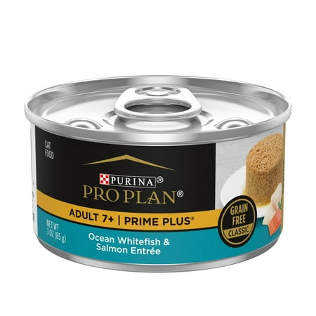 UPC: 0038100170071 | Purina Pro Plan Ocean Whitefish and Salmon Wet Cat Food for Adult Cats Grain-Free 3 oz Cans (24 Pack)