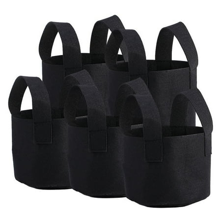 Topincn 1 2 3 5 7 10 Gallon Black Plants Growing Bag Vegetable 10 Gallon Black Plants Growing Bag