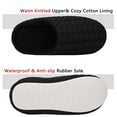 thumbnail image 5 of DODOING Women's Memory Foam Insole Breathable Cotton Upper Slippers with Cozy Short Plush Lining, 5 of 8