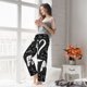 thumbnail image 5 of Fotbe I love Math Pantalones de Pijama para Mujer, Pantalones de Dormir, Pantalones Pj con Cordón y Bolsillos-Medium, 5 of 6