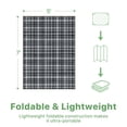 thumbnail image 6 of DEORAB Outdoor Rugs 5'X7' Chenille Patio Rug Three-Layer Material Imitation Silicone Spot Molding Camping Outside Rv Mat,Black, 6 of 7