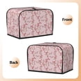thumbnail image 3 of Goofa Orchids Flowers Print Toaster Cover 2 Slice, Two Slice Bread Machine Cover Quilted Toaster Covers Bread Maker Cover Kitchen Appliance Cover, 3 of 7