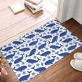 thumbnail image 4 of Sikiie Whale Print Flannel Anti-slip Floor Mat 16x24in, Thickened Dustproof Entrance Door Mat Floor Mat for Kitchen, Bathroom, Laundry Room, 4 of 7