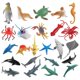 thumbnail image 1 of TOYMYTOY 24pcs Plastic Sea Animal Figure Set Realistic Animal Toys Mini Sea Animal Party Favors for Kids Toddlers (Mix Model), 1 of 4