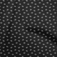 thumbnail image 1 of oneOone Tissu Cambric en Coton Noir Minimaliste Matériau de Robe Rétro Tissu Imprimé au Mètre 42 Pouces de Large, 1 of 5