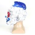 thumbnail image 2 of Máscara de Halloween, punk, payaso, cosplay, látex, pelo azul C, 2 of 3