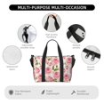 thumbnail image 5 of Zufioo Rose Flowers Pattern Hand-held Travel Bag, Waterproof Adjustable Shoulder Strap Crossbody Duffel Bag, Suitable for Work, Short trips, Sports, 5 of 8