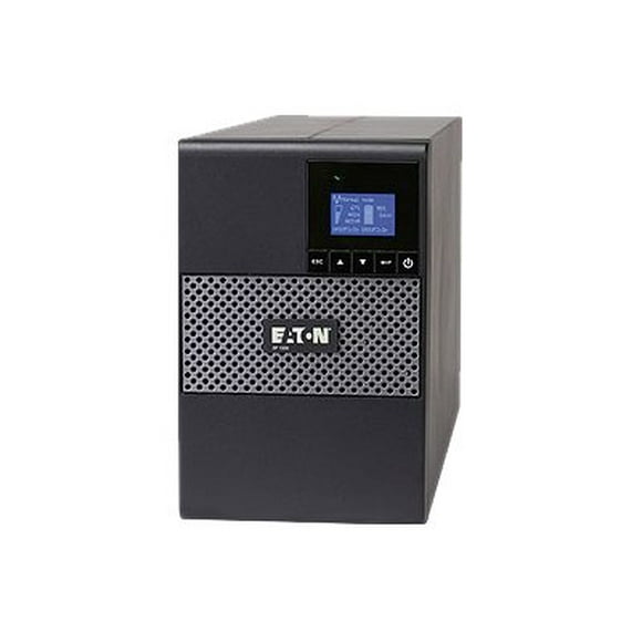 Eaton 850 Global Tower 5P - UPS - AC 230 V - 600 Watts - 850 VA - 7 Ah - RS-232, USB - Connecteurs de Sortie : 6 - Noir, Argent