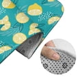 thumbnail image 5 of Honeii Lemon Blue Pattern Bathroom Anti-Skid Pad Bathroom Mat Vintage Seamless Pattern Not-Slip Toilet Rug Set, 5 of 6