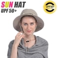 thumbnail image 3 of Head Net Hat, Safari Hat Sun Hat Bucket Hat with Hidden Net Mesh 1Pack, 3 of 6