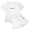 A-White180, variant on Jamsmile Toddler Boys Sports Sets Letters Print Short Sleeve Tshirts And Gym Shorts 2pcs Tracksuits Boys Activewear Outfits