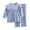 Blue, variant on Girl Shirts Size 7-8 Kids Girls Soft Comfy Long Sleeve Solid Color Sleepwear Spring Summer Pajamas 2Pcs Set,Blue
