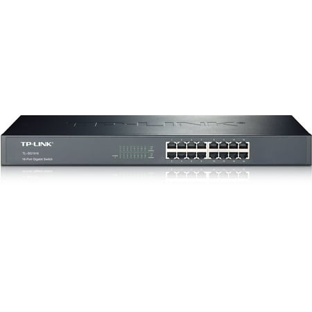 16-Port Gigabit Ethernet Unmanaged Rackmount Switch (TL-SG1016), 16-Gigabit ports provide instant large file transfers By (Best Access Point For Large Homes)