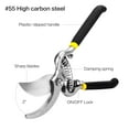 thumbnail image 7 of Deli Garden Pruning Shears, 8" Bypass Gardening Pruner, Garden Scissors, Garden Clippers, Black, 7 of 7