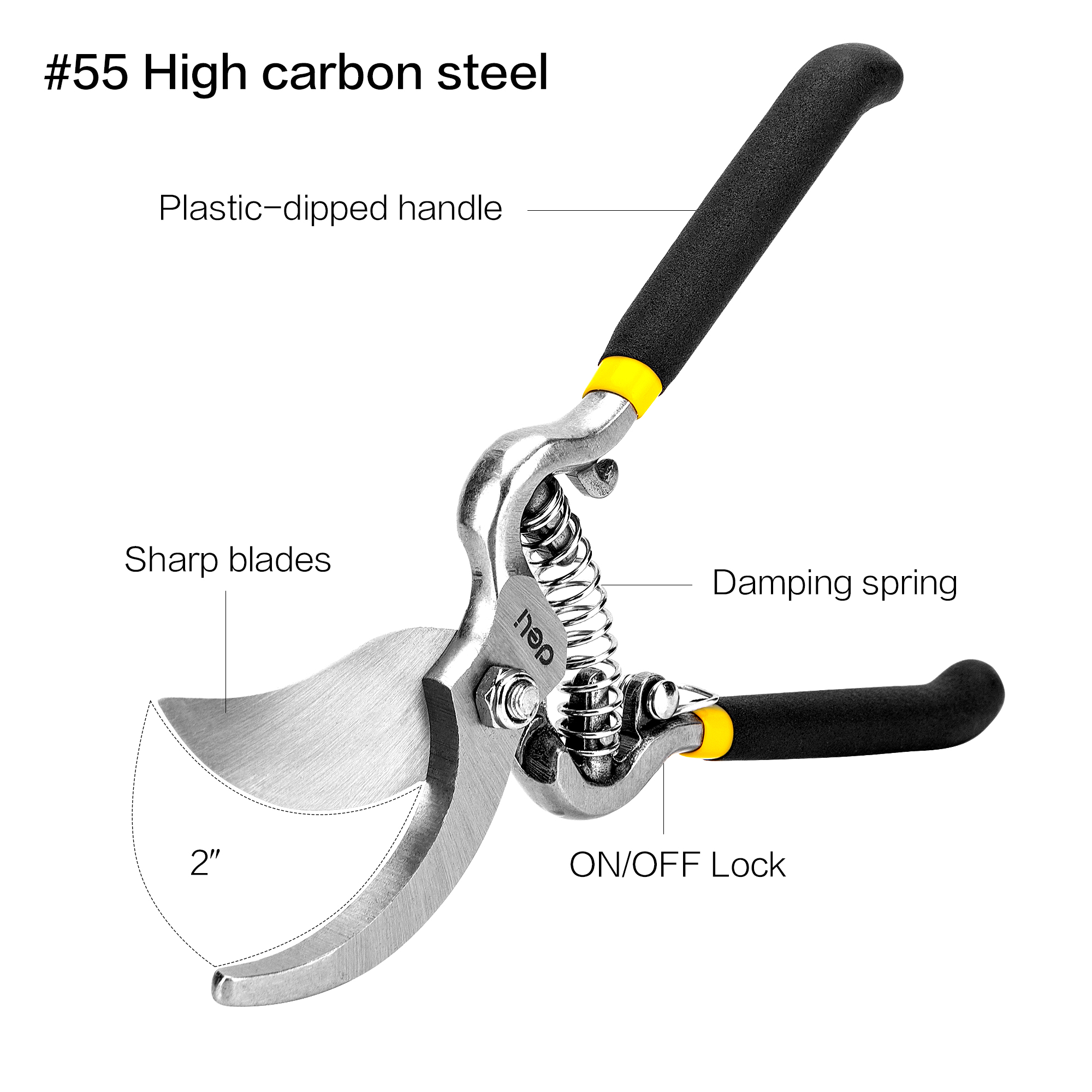 Deli Garden Pruning Shears 8 Inch Bypass photo 7