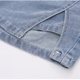 thumbnail image 5 of LYMAYTER ‌Teens Girls Children Denim Skirt Summer Stretch Waist Casual Shorts‌ 5-14Y, 5 of 8